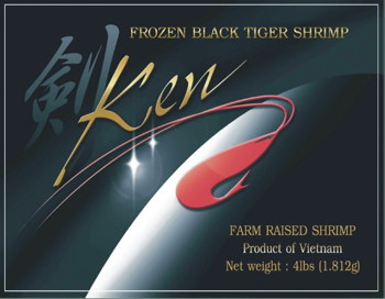 Ken Frozen Black Tiger Shrimp